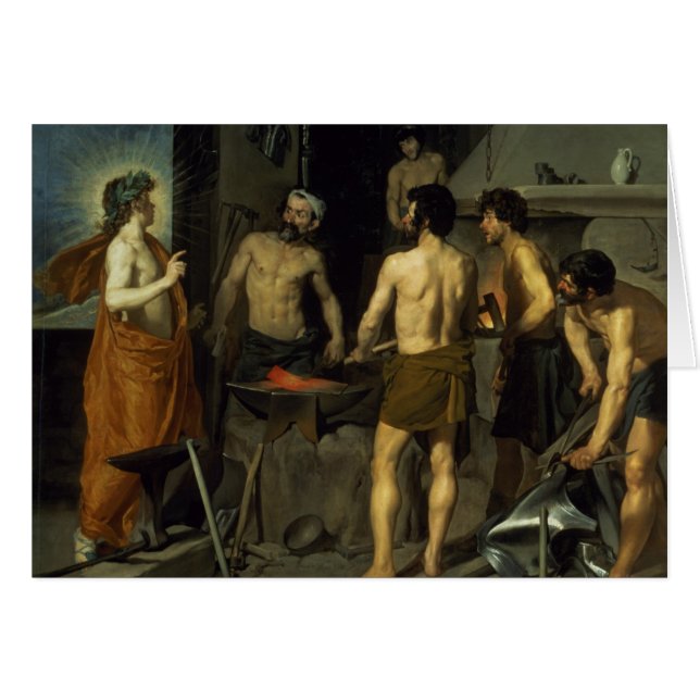 Smedjan av Vulcan, 1630 Hälsningskort (Framsidan Horizontal)
