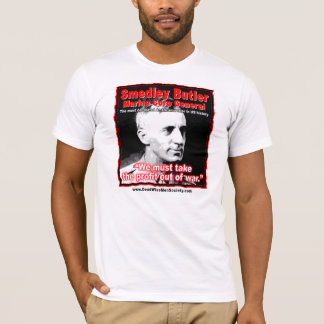 Smedley D. Betjänt, vinst- och krigcitationstecken T-shirt