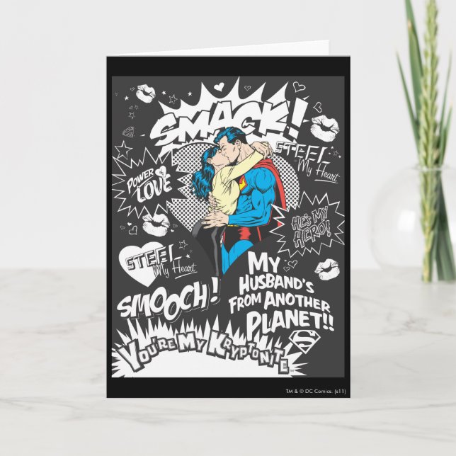 Smek, Smack - Collage Kort (Framsida)