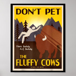 Smeka inte de luddiga korna poster