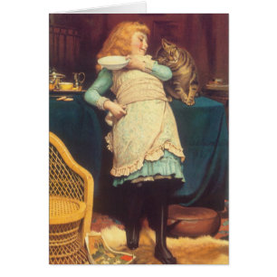 Smekande är bättre än ertappande Charles Burton Ba Hälsningskort