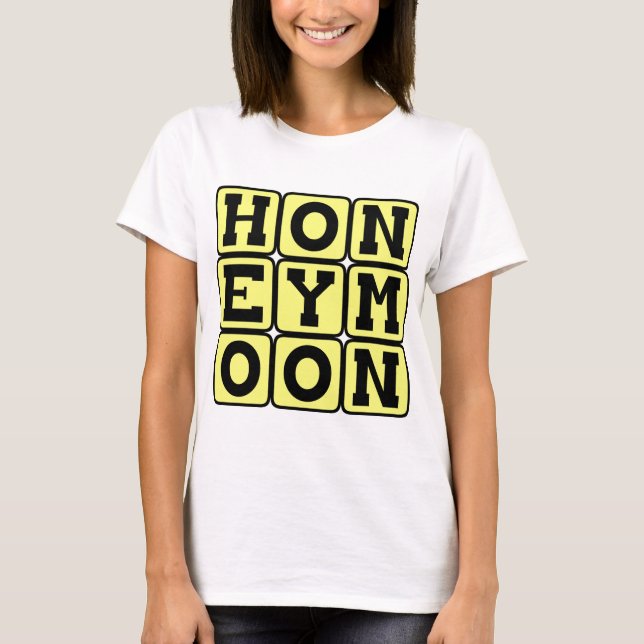 Smekmånad, Nygifta Semester T Shirt (Framsida)
