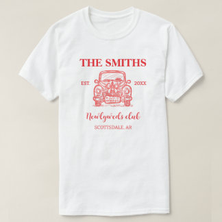 Smekmånad Social Klubb Herr och Fru, Nygifta T Shirt
