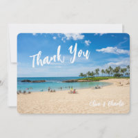 Smekmånad Tacksamt vykort 5x7, Oahu Ko Olina