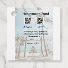 Smekmånadsfond venomo paypal-donation Q R-par Gåvor Etiketter