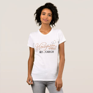 Smekmånadskänsla Kärlek Hjärtan och Flygplan T Shirt
