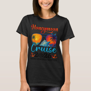Smekmånadskryssning 2026 Nygifta Konstverk T Shirt