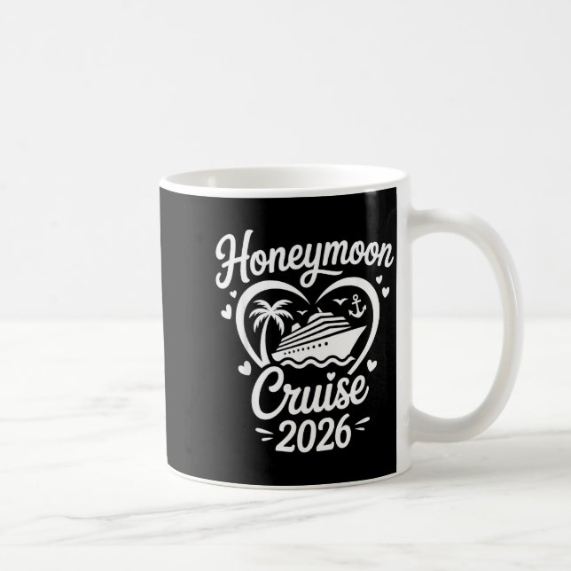 Smekmånadskryssning 2026 Nygifta Par Matchande Kaffemugg (Höger)