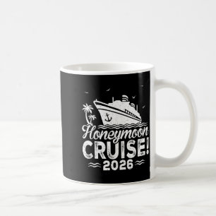 Smekmånadskryssning för matchande par 2026 gifta kaffemugg