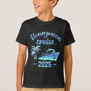 Smekmånadskryssning Nygifta 2025 Par Matchande T Shirt