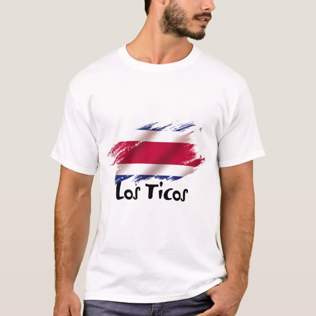 Smeknamnet för Costa Ricas nationella lag T Shirt (Framsida)