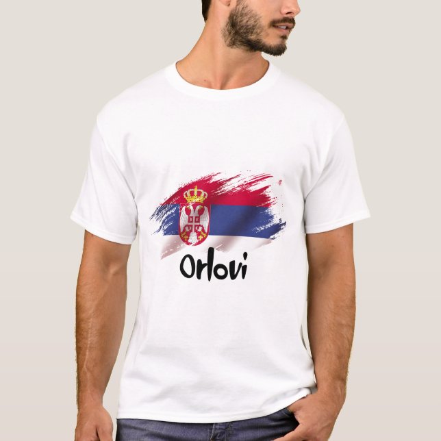 Smeknamnet för det nationella serbiska laget t shirt (Framsida)