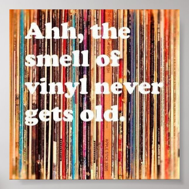 Smell av vinylPoster Poster (Framsidan)
