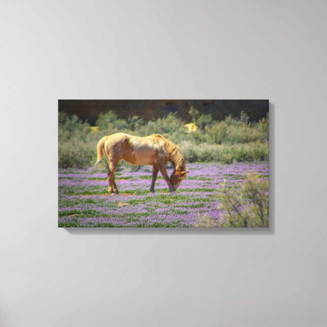 Smell blommorna. canvastryck (Framsida)