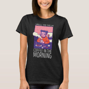 Smell färsk kaffe på morgonen koffeine Dri T Shirt