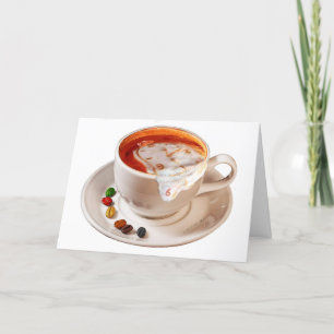 Smell födelsekortet för kaffe kort