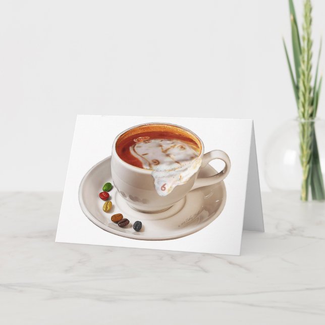 Smell födelsekortet för kaffe kort (Framsida)