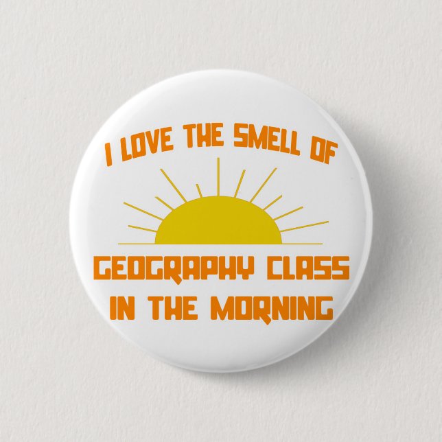 Smell i den geografiska klassen på morgonen knapp (Framsida)