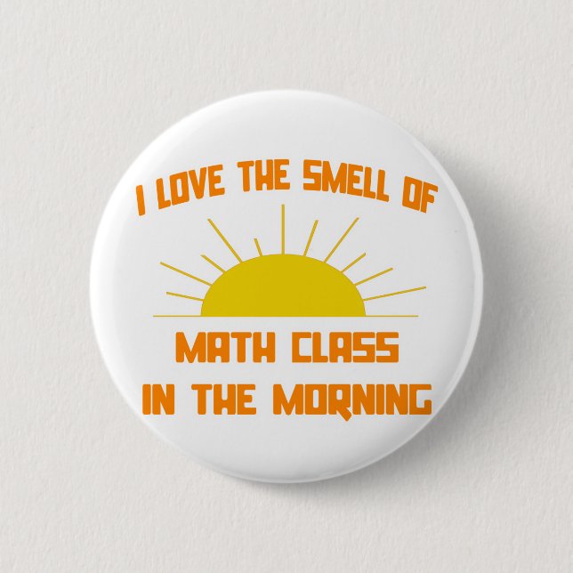 Smell i Math-klassen på morgonen Knapp (Framsida)