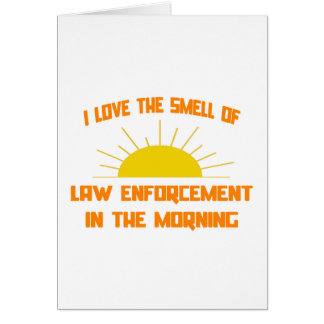 Smell i Tillsatta lagar på morgonen Hälsningskort