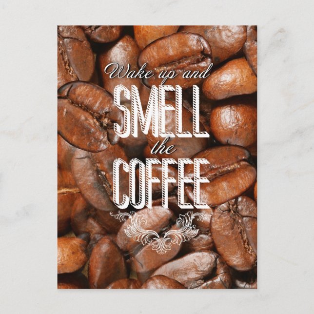 Smell kaffet vykort (Framsida)