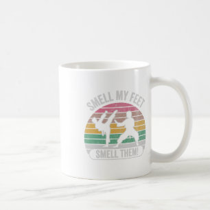 Smell min feet smell dem Karate Roligt Joke Kaffemugg