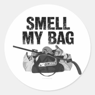Smell My Bag (Hockey Stench) Runt Klistermärke