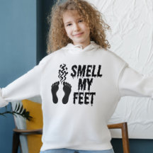 Smell My Feet Halloween Humor Kids Hoodie