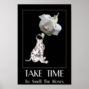 Smell Ro Dalmatien Puppy-inspirationen Poster