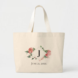 Smell Ro, Monogram, Bröllop Date Jumbo Tygkasse