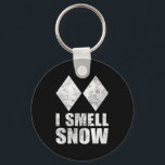 Smell snow skiing freestyle difficult diamond nyckelring<br><div class="desc">I smell snow skiing freestyle difficult diamond winter top</div>