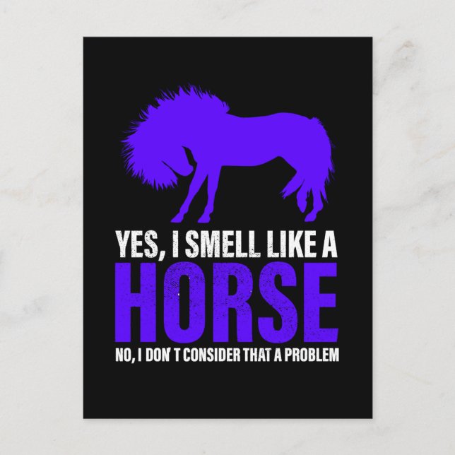 Smell som en häst i Royalet Vykort (Framsida)