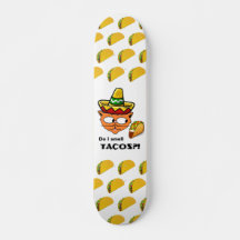 Smell Tacos! Senor Gato Skateboard