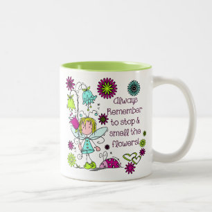 Smell the Flowers Två-Tonad Mugg
