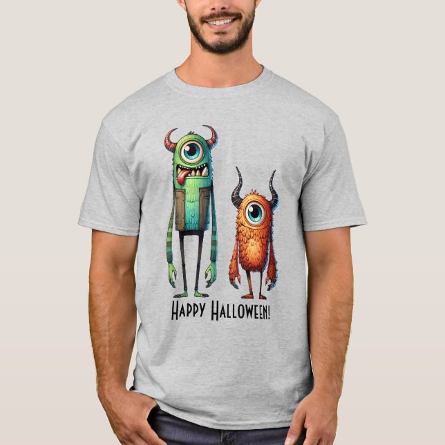 Smell vår Feet Monster Buddies Anpassningsbar T-Sh T Shirt (Framsida)