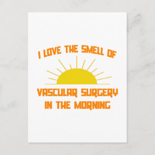 Smell Vaskulär kirurgi på morgonen Vykort