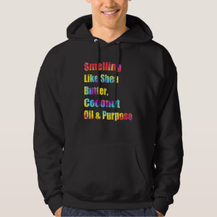 Smellande som konkosolja av skarpsill och för ända hoodie
