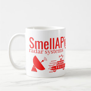 SMELLAPIG RADAR SYSTEM Lustigt sarkastiskt Kaffemugg