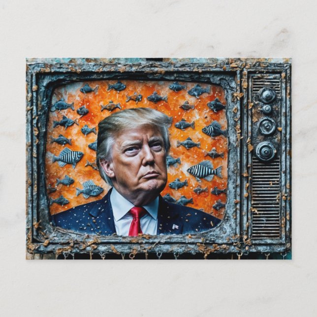 Smeller som fisk vykort (Framsida)