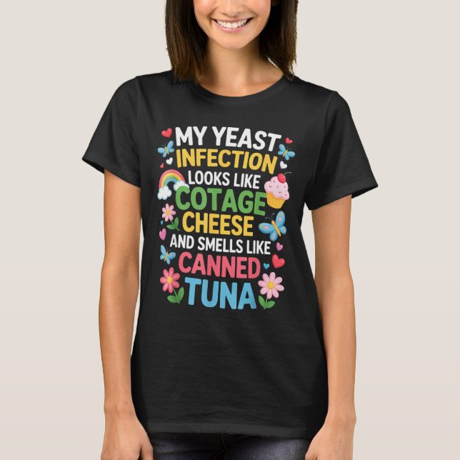 Smells Like Canned Tuna Inappropriate Humor Saying T Shirt (Framsida)