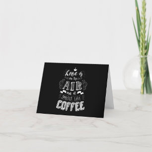 Smells som kaffe tack kort