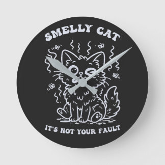Smelly Cat Ikonisk Sång Rund Klocka