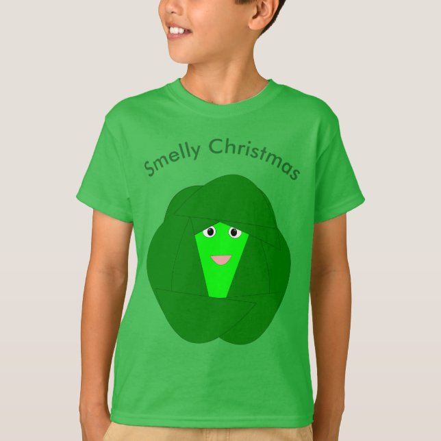 Smelly jul Bryssel Sprout Kids T Shirt (Framsida)