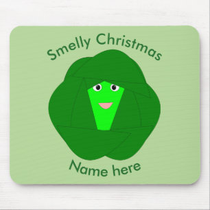 Smelly jul Bryssel Sprout Mousepad Musmatta