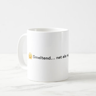 “Smeltend… net als mijn motivatie” mok voor werk Kaffemugg