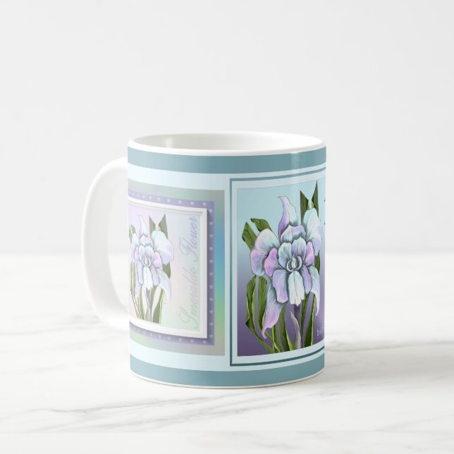 Smeraldo-blomkaffe mugg (Framsida vänster)
