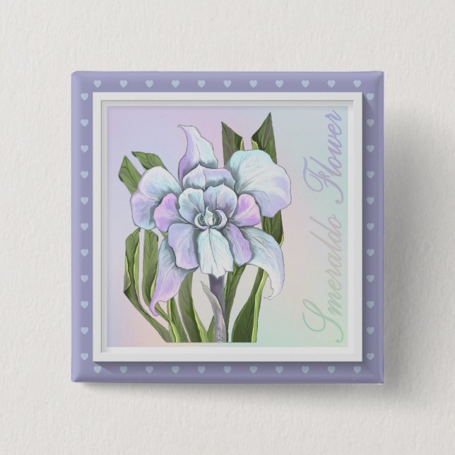 Smeraldo blomknapp knapp (Framsida)