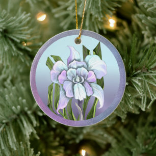 Smeraldo-blomman Ceramic Ornament