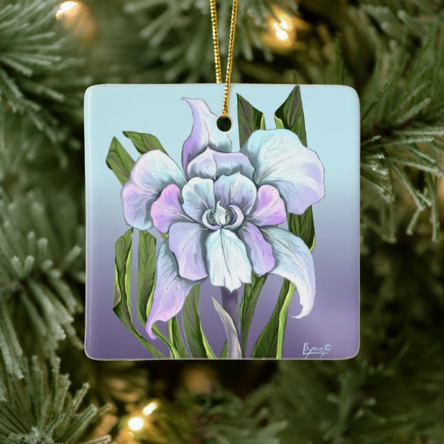 Smeraldo-blomman Ceramic Ornament (Träd)