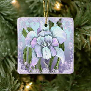 Smeraldo-blomman Ceramic Ornament